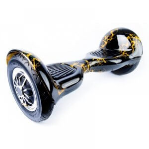 Гироскутер с Влагозащитой Smart Balance 10" Внедорожный (Черный с желтыми молниями)