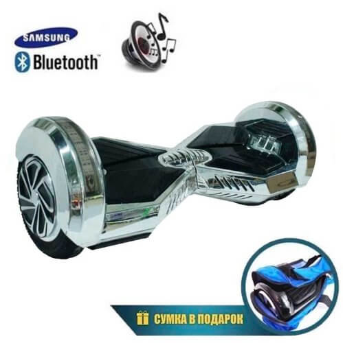 Гироскутер Smart Balance Transformers LED 8" (Хром)